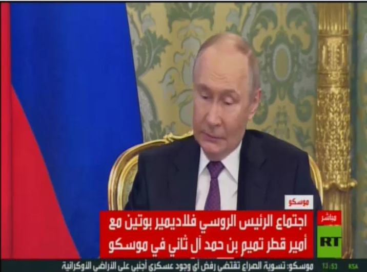 الرئيس الروسي فلاديمير بوتين.. الحل الدائم للقضية الفلسطينية يمكن أن يتم عبر تطبيق قرارات مجلس الأمن وإقامة دولة فلسطينية