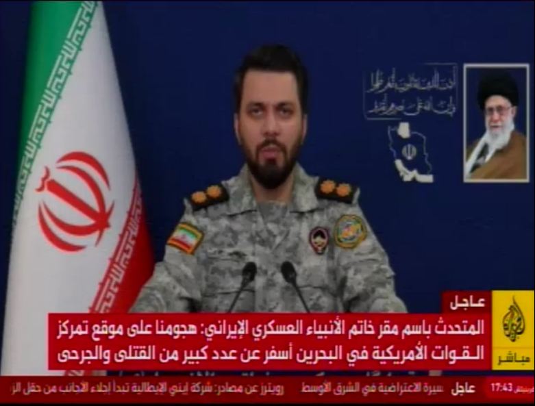 المتحدث باسم مقر مركز خاتم الأنبياء… الموجة 22 من الوعد الصادق 4 استهدفت أهدافا أمريكية وصهيونية في الخليج